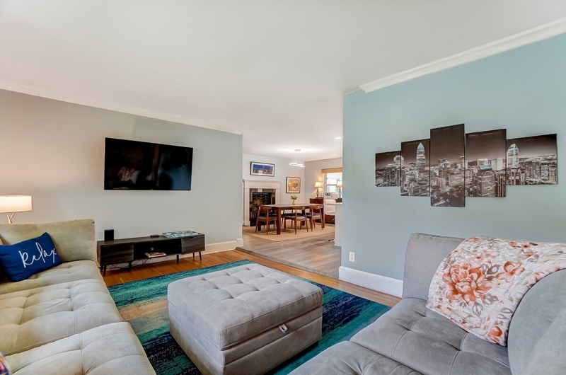 Poolside Home w/ Fire Pit: Walkable & Pet-Friendly