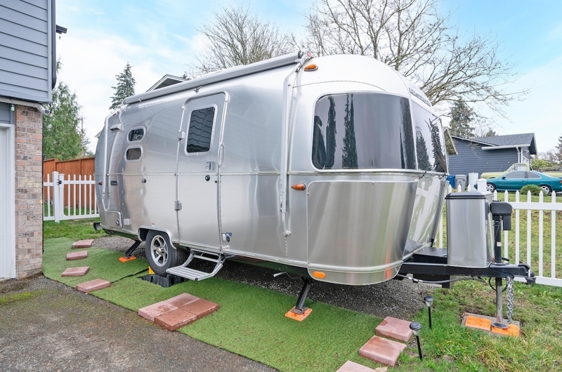 Dog-friendly Airstream Glamping