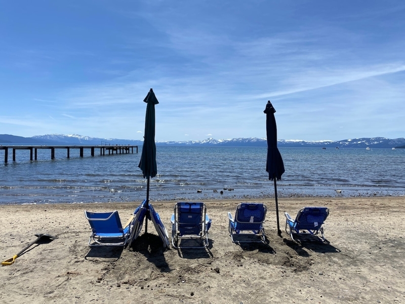5* N Lake Tahoe location/beautiful private beach