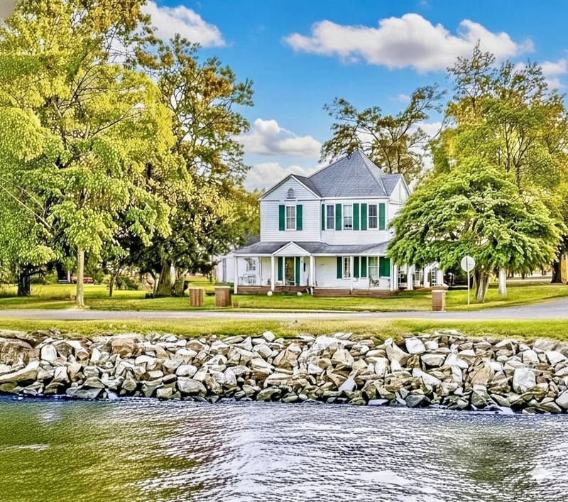 Updated Waterfront Victorian 4BR, 7 Bed- The Pearl