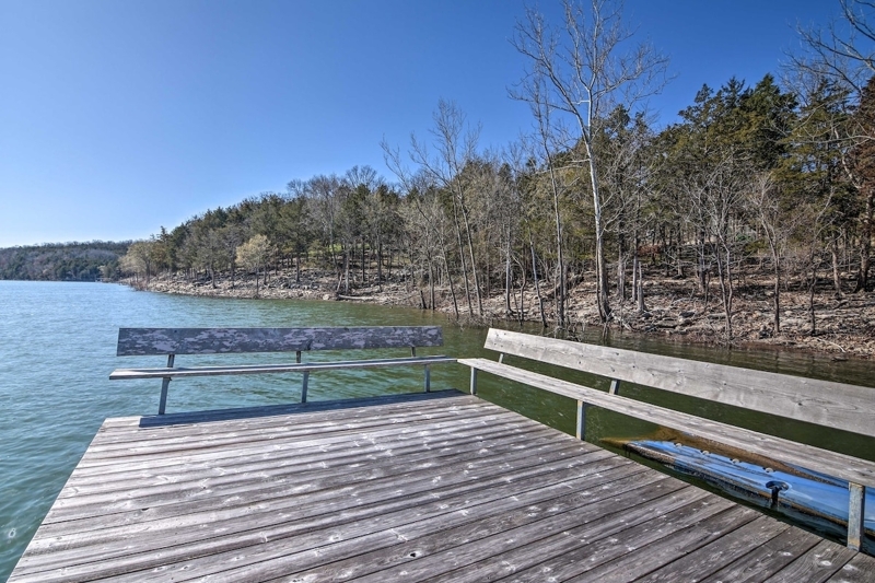 Lakefront Table Rock Getaway w/ Private Swim Dock!