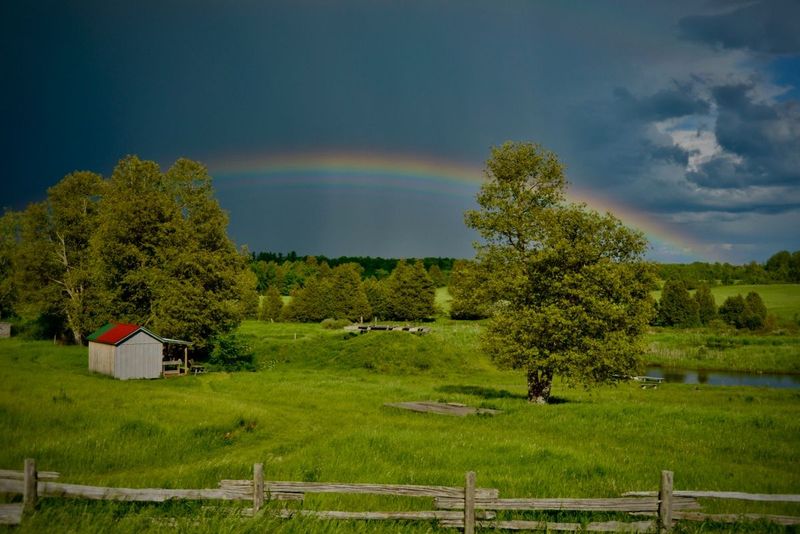 Watershed Glamping in Pondview Cabin Farm Retreat