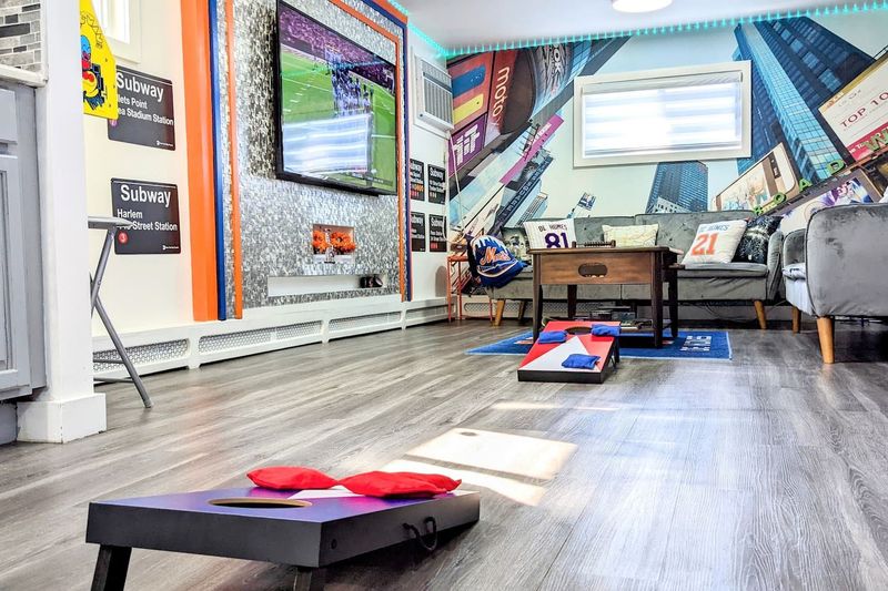 Corn Hole. One of the many games provided during your stay.