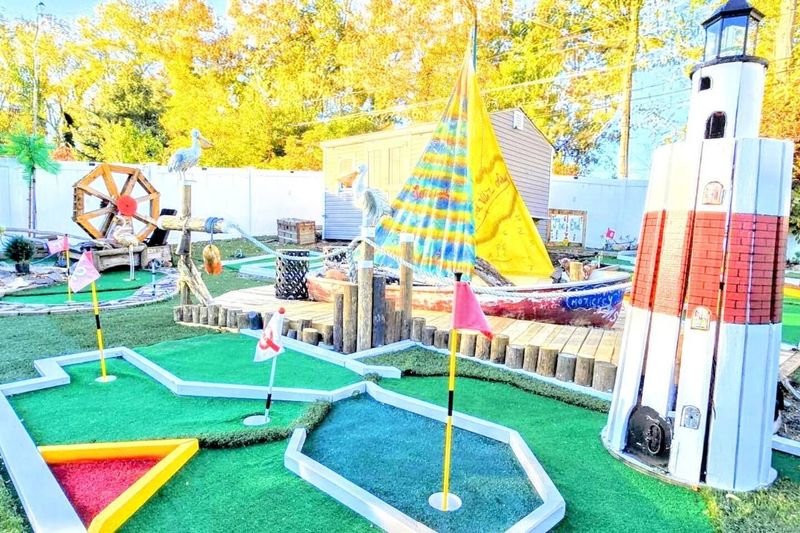 Introducing the Good Vibez Mini Golf Course! Enjoy your very own private 9-hole mini golf experience—the only Airbnb on Long Island offering a full mini golf course!