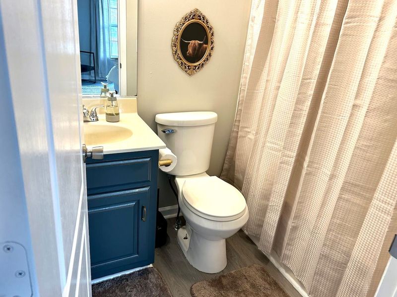 Primary bedroom private attached bathroom