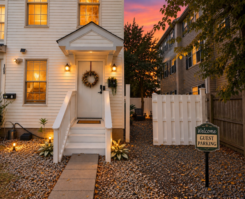 Self check in via smart lock means you can arrive any time, day or night, and walk right in. No coordinating needed. 