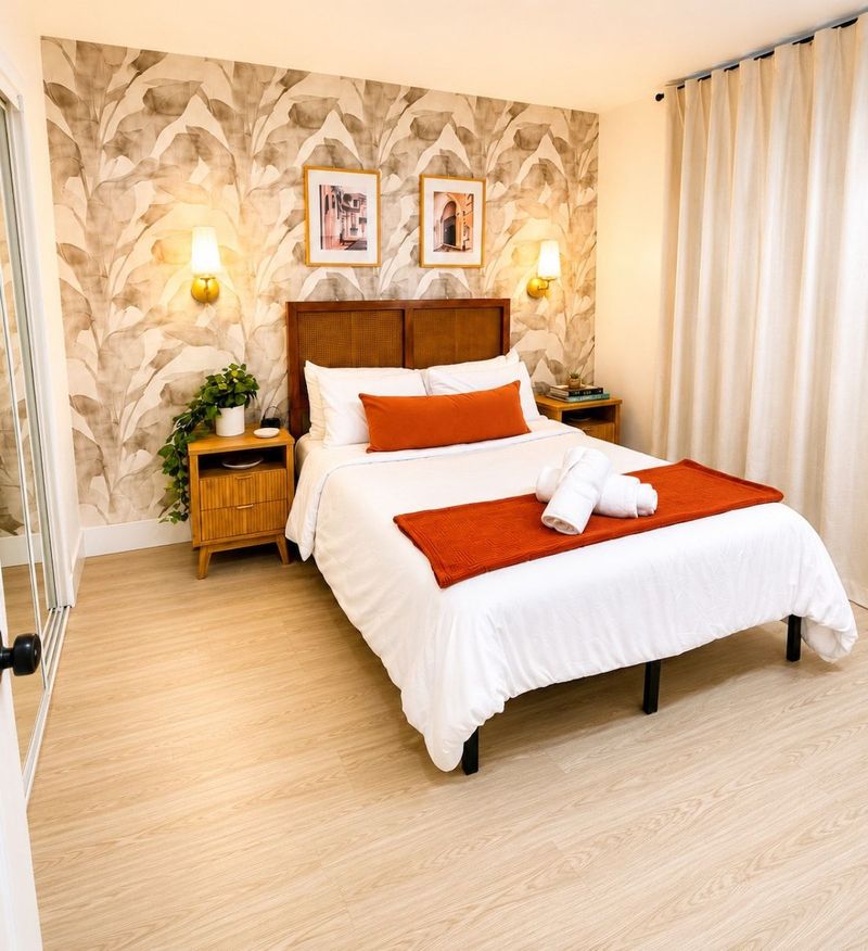Second bedroom with a full-size bed.