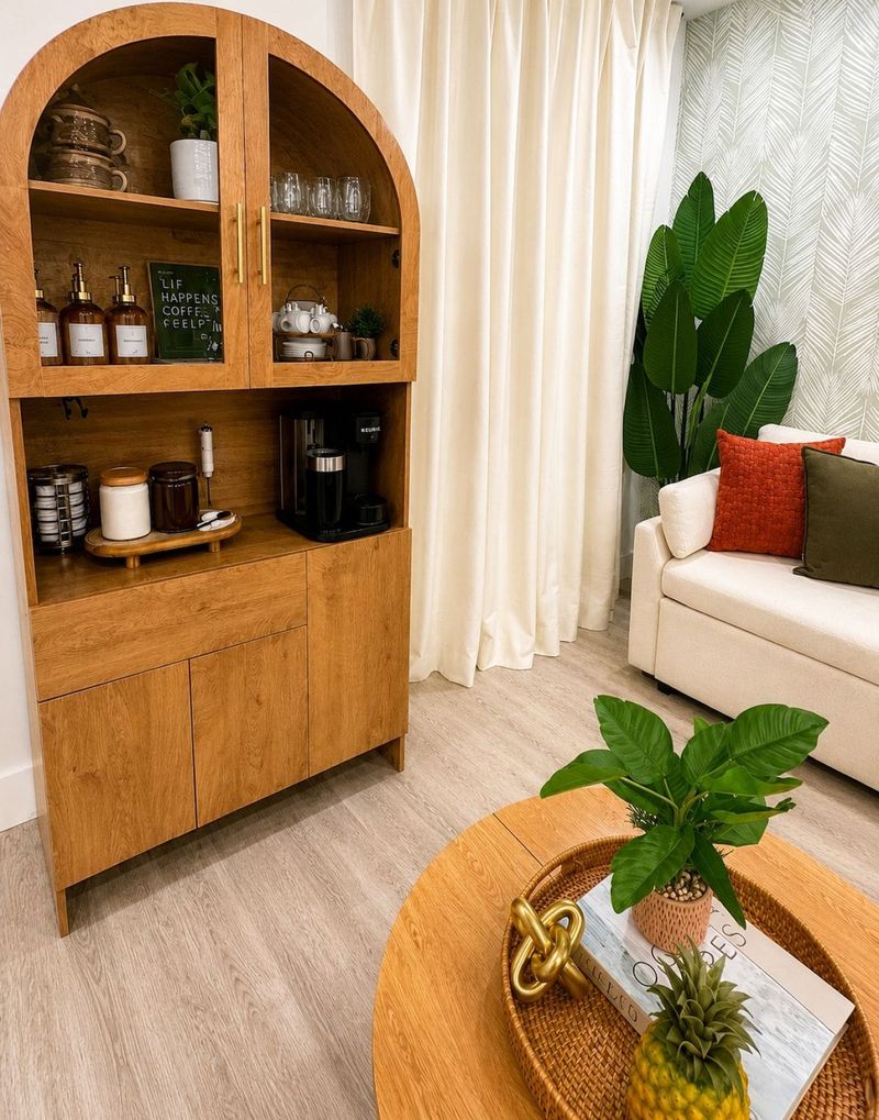 Coffee station for your morning cafecito.